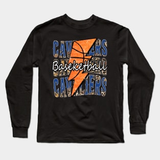 Graphic Basketball Cavaliers Proud Name Vintage Long Sleeve T-Shirt